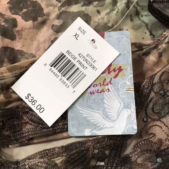 2/$25 UNITY WORLD WEAR Multicolor Sleeveless Top Size XL - Picture 11 of 11